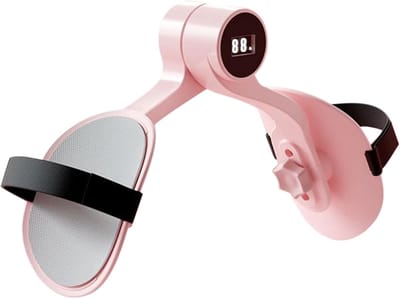 Dijbeen trainer - Bekkenbodem trainer - Spierversterking thuis - Intelligente voortgangsmeting - 25 x 14 x 8 cm - Roze