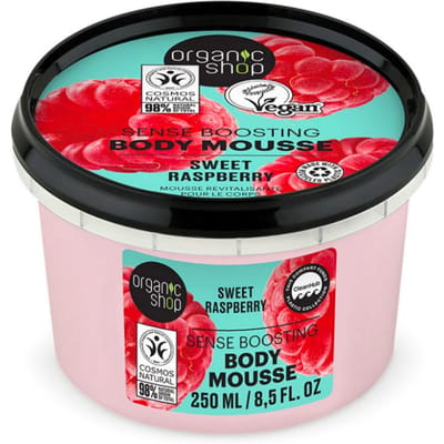 Organic Shop Sweet Raspberry Sense Boosting Body Mousse 250 ml