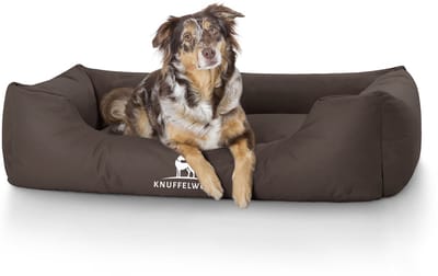 Knuffelwuff waterafstotende hondenbed Finlay oversized XXXL 155 x 105cm bruin