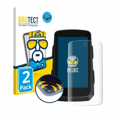 BROTECT - Screenprotector voor Hammerhead Karoo 3 - Folie Beschermfolie transparant volledig dekking - 2 Stuks