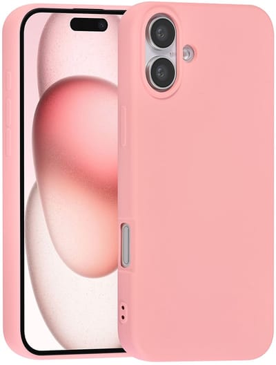 TUNIQ telefoonhoesje voor Apple iPhone 16 Plus - TPU backcover - Roze