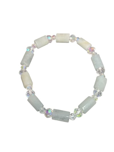 Aquamarijn armband.