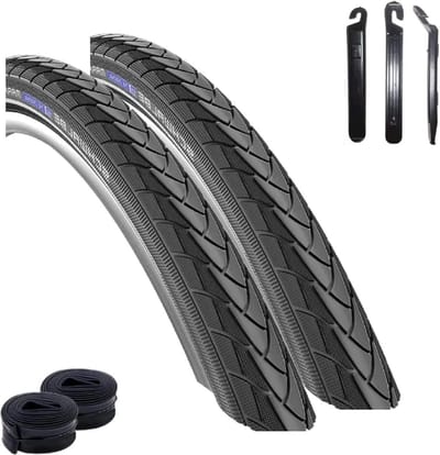 Fietsbanden Set - Binnenbanden - Fietsen Onderhoud - SmartGuard Bescherming - 40-584 - Zwart