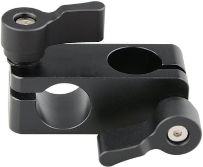 Allecto - Rod Clamp - 90 Graden Bevestiging - Robuuste Aluminium Constructie - Voor Video Camera's - Ideaal voor stabiliteit - Geschikt voor profes...