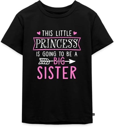 This Princess Is Going To Be A Big Sister Hartjes Premium T Shirt Kinderen