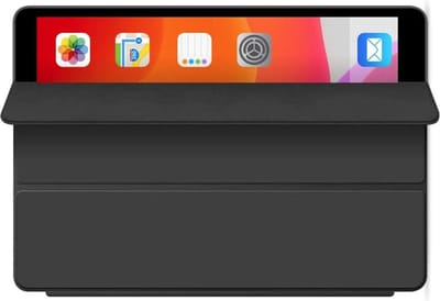 HEM Siliconen iPad Hoes Geschikt Voor iPad 10.2 inch (2019 / 2020 / 2021) – Zwart (Black) – Autowake Cover – Hoes Voor iPad 7e / 8e / 9e Generatie