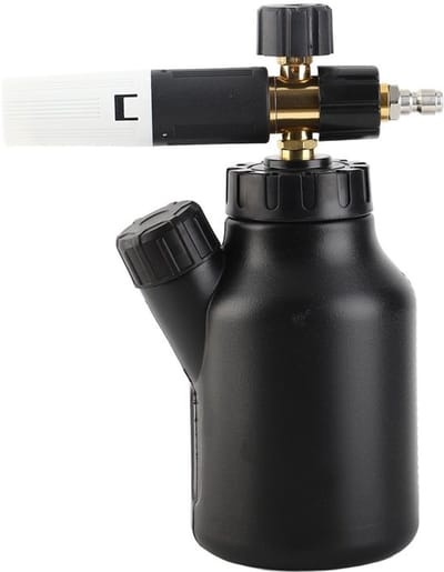 Schuimkanon Professionele Autowassproeier - Hogedrukreiniger - Verstelbare Schuimafgifte - Engineering Plastic - 19,5x25cm - Eenvoudige Reiniging - Waspistool