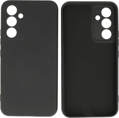 Hoesje Geschikt voor de Samsung Galaxy A25 - Fashion Backcover Hoesje - Colorful Telefoonhoesje - Zwart