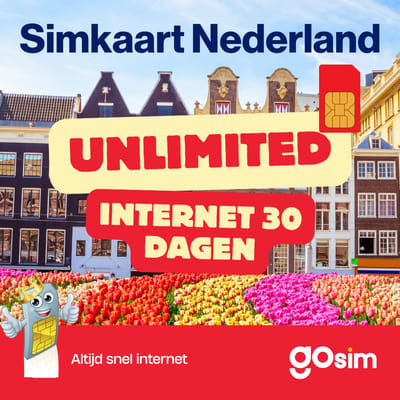 Simkaart Nederland - Onbeperkt 5G - Geen daglimiet - 30 dagen