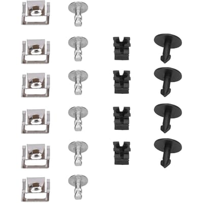 Motoronderplaat Onderbodemschild Bevestigingsmiddelen Bevestigingsclips 4A0805163 Vervanging voor A3 A4 A6 A8 gray