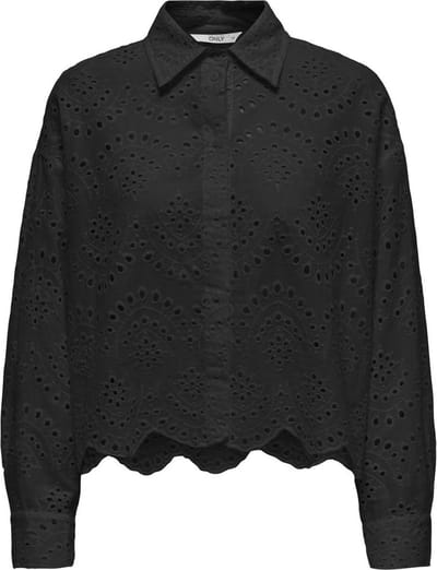 ONLY - ONLVALAIS L/S SHIRT WVN NOOS - Dames - Blouses