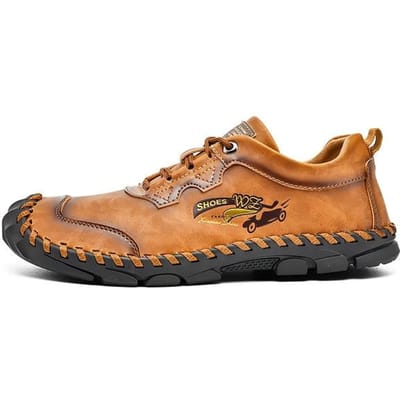 Outdoor leren herenschoenen trend wild Engeland Koreaanse handgemaakte grensoverschrijdende herenschoenen hoogwaardige handgemaakte mocassins van hoge kwaliteit 38 lichtbruine kleur