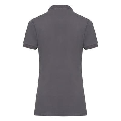 Russell Dames/Dames Stretch Fitted Poloshirt (Convoy Grijs Effen)