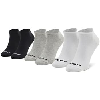 3 paar adidas laag uitgesneden sneakersokken, unisex korte sokken