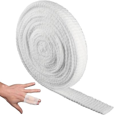 Dailygoods- Netverband Flexibel - Buisverband - Elastisch Verband - Ademend Materiaal - Ondersteuning voor Wonden - Breedte 2,5 cm