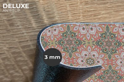 Placemats - 6 stuks - 45x30 cm - Placemat kunststof - Bloemen - Mandala - Vintage - Patronen - Borden onderleggers - Decoratie voor op tafel - Keuken tafeldecoratie accessoires - Vinyl onderlegger - Tafelversiering