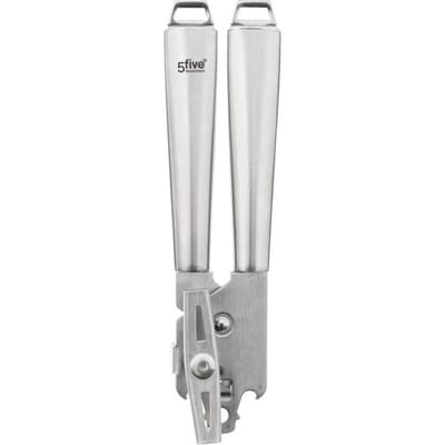 Blikopener zilver 22 cm van RVS - Keukengerei - Blikken opener