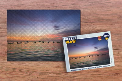 Puzzel Schemer op Sairee-Strand in Ko Tao Thailand - Legpuzzel - Puzzel 1000 stukjes volwassenen