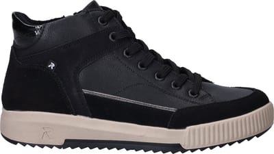 Rieker Sport Veterschoenen - Dames - Zwart - Maat:42