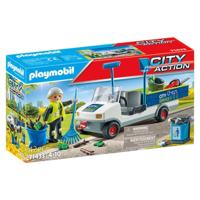 PLAYMOBIL City Action Electrische straatveegmachine - 71433