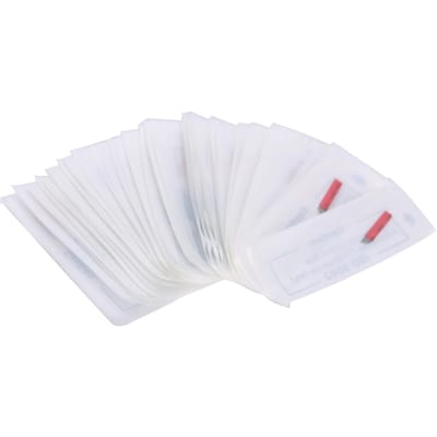50 stuks Handmatige Tattoo Microblading Naaldmes Voedselkwaliteit Roestvrij Staal Wenkbrauw Tattoo Mesjes 18pin white