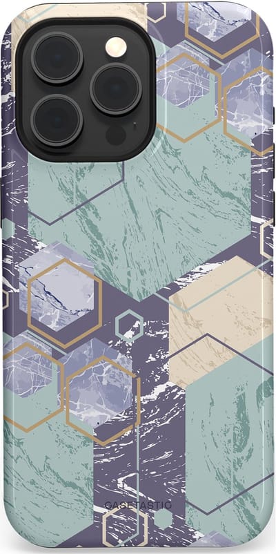 Casetastic hoesje geschikt voor Apple iPhone 15 Pro Max - MagSafe - Dubbellaagse bescherming - Veerkracht - Fashion Case - Zilver Crème