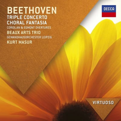Beaux Arts Trio, Gewandhausorchester Leipzig, Kurt Masur - Beethoven: Triple Concerto | Choral Fantasia | Coriolan & Egmont Overtures (CD) (Virtuose)