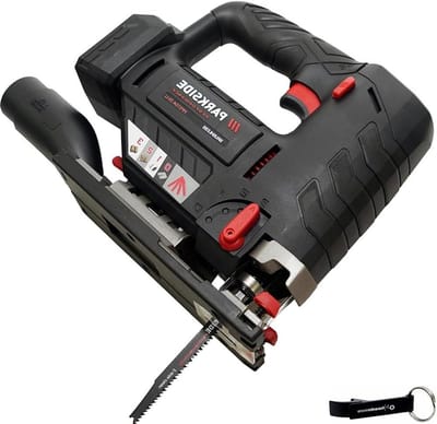 Accu Decoupeerzaag - Houtzaag Machine - Precisie Zaagwerk - Borstelloze Motor - 155mm Zaagdiepte - Zwart