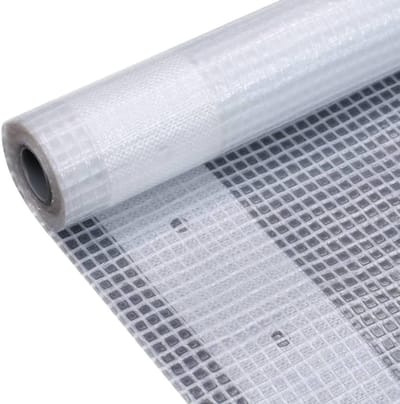 Dekzeil Set - Afdekzeil Bescherming - Tuin Meubels Dekken - Scheurvast Waterdicht - 2 stuks 4x5m - Wit