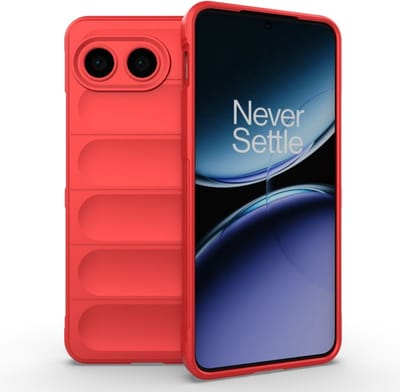 Coverup Hoesje - Geschikt voor OnePlus Nord 4 Hoesje - Coverup Hands-On Rugged Back Cover - Rood