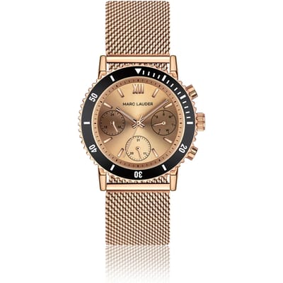 Horloge met mesh armband Marc Lauder Granada