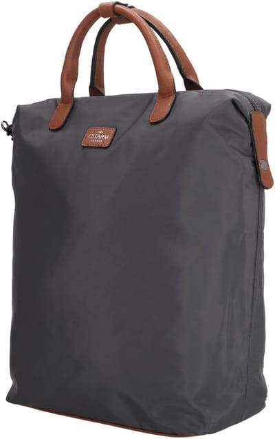 Charm London Buckingham Rugzak 15,6 inch - Laptoptas - Rugtas - Laptopvak - Werk - School - Olifant grijs