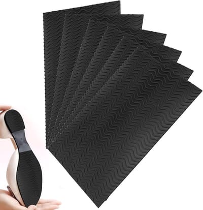 OIMG 6-Delige set voor het repareren van schoenzolen - Zelfklevende rubberen zolen - Antislip zelfklevende zolen - Reparatie-inlegzolen - Antislip schoenen - Slijtvast - Zelfklevende rubberen zolen - Geschikt voor de meeste zoolreparaties