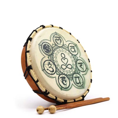 Hamsa Sjamanistische Trommel - Met 1 Stok - 25x7cm