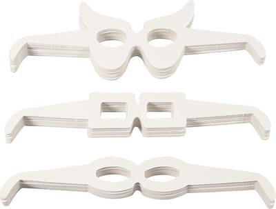 Creotime Brillen, l: 32 cm, 160 assorti