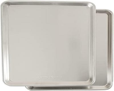 Bakplaat Set - Halve Platen - Bakken en Braden - Roestvrij Aluminium - 2 stuks - Aluminium