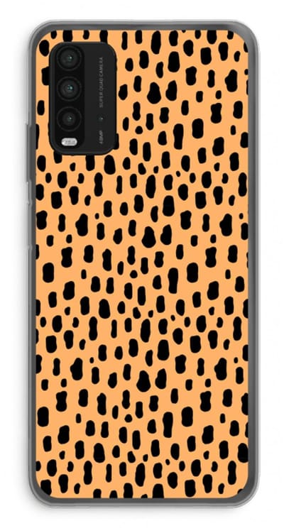 Case Company® - Hoesje geschikt voor Xiaomi Redmi 9T hoesje - Panter - Soft Cover Telefoonhoesje - Bescherming aan alle Kanten en Schermrand