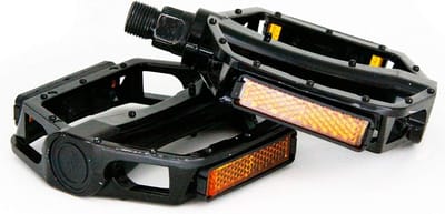 Fatbike trapper V20 - Trappers voor fatbike pedalen - Fatbike pedal traps - Stadsfiets & E-bike - Met Reflector - Pedaltrappers voor fatbike - Fietspedalen - Trappers Fiets - Geschikt voor V8 EB H9 V30 - Alle fatbikes - Zwart