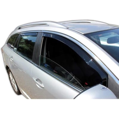 Luchtdeflectoren - J&;J AUTOMOTIVE - Mazda 6 Stationwagon 2007-2012 - Getint - Versterkt Acryl - Eenvoudige Installatie
