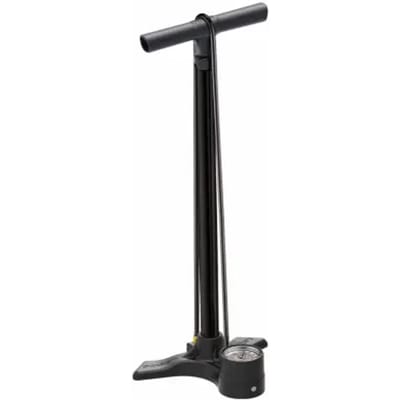 Lezyne Macro Floor Drive ABS-1 - Hoge druk fietspomp - Fietspomp met analoge drukmeter - Presta en Schrader ventielen - Staal - Mat Zwart