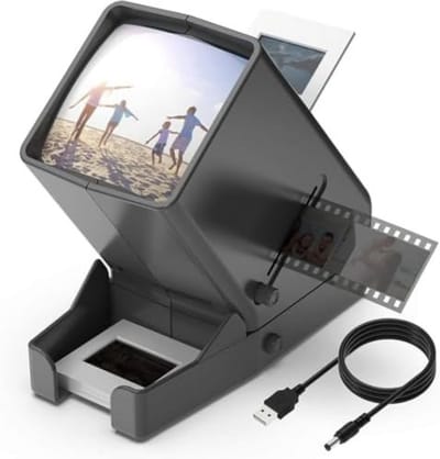 WNHB® Negatiefscanner en diascanner - Digitale scanner voor foto's negatieven en dia's - Compatibel met 35mm film
