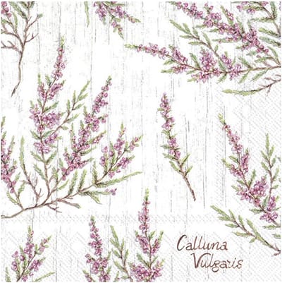 IHR - 2 pakken Lunch servetten - Calluna vulgaris - Grey