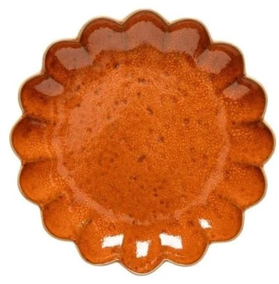 Costa Nova Marrakes servies serie aardewerk gebaksbord 19 cm kaneelbruin