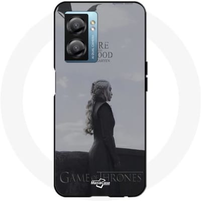 Hoesje - Maniacase - Oppo A77 5G - Flexibel - Zwart - House of the Dragon