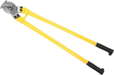 Kabelschaar Koolstofstaal - Kniptang Kabel - Kabels Doorknippen - Precisie Snijbladen - 900 mm - Grijs