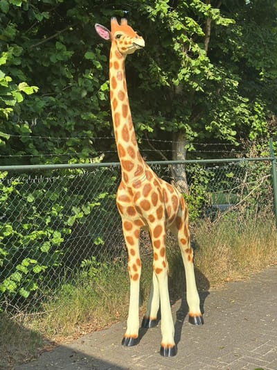 Goodyz- Jungle dieren- Giraf- Mega Giraf - XXXXXL - 260 cm hoog - Origineel