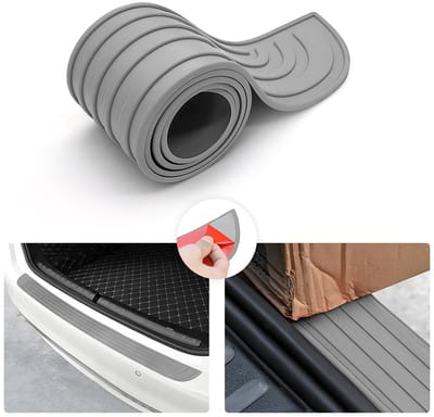 Dailygoods- Achterbumperbeschermer Waterdicht - Antislip - Krasbestendig - Rubber - 104 x 9 cm - Eenvoudig te installeren - Bumperbeschermer