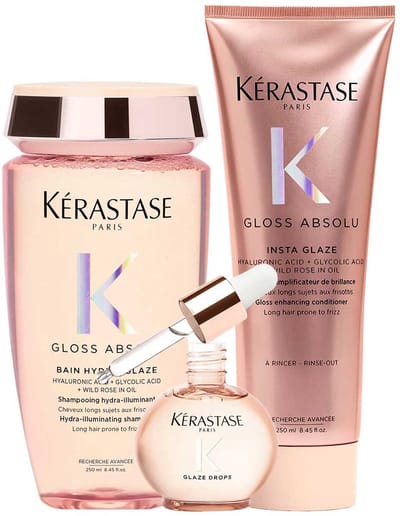 Kérastase - Gloss Absolu Shampoo + Conditioner + Hair Oil - Set