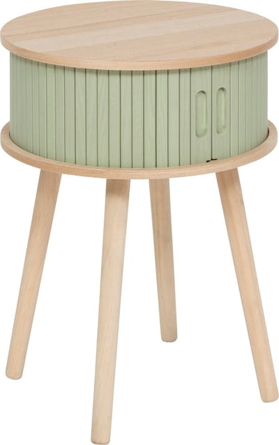 Atmosphera Nysos Nachtkastje met 2 deuren - Ø40xH54cm - Patinagroen