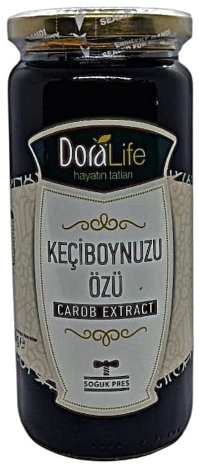 Dora Life 100% Natuurlijke Johannesbroodextract (Carob) – Koudgeperst – Zonder Toevoegingen – 630 g - %100 Dogal Keciboynuzu Ozu – Soguk Sikim – Katkisiz - Natural Carob Extract – Cold Pressed – No Additives